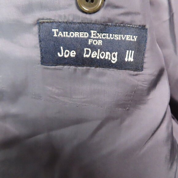 Coppley Ermenegildo Zegna Cloth Custom Blazer Jacket Sports Coat 46L Gray Stripe - Picture 8 of 14